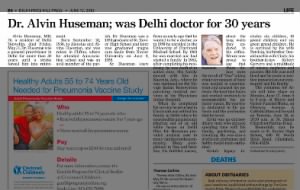 Obituary for Alvin Huseman
